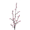 GAŁĄZKA OZDOBNA z pąkami, kwiat sztuczny dekoracyjny - 96 cm - różowy 1