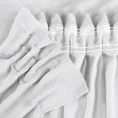 Zasłona DORA z gładkiej i miękkiej w dotyku tkaniny o welurowej strukturze - 180 x 280 cm - biały 9