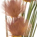 TRAWA OZDOBNA Z PUSZYSTYMI PIÓROPUSZAMI, sztuczna roślina dekoracyjna - ∅ 9 x 72 cm - jasnobrązowy 2