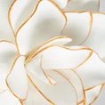 SZTUCZNY KWIAT dekoracyjny z plastycznej pianki foamiran - ∅ 27 x 60 cm - biały 2