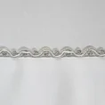DIVA LINE Obrus zdobiony elegancką listwą oraz srebrną lamówką w eleganckim opakowaniu - 145 x 350 cm - biały 6