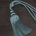 Dekoracyjny sznur do upięć z chwostem - 76 cm - ciemnomiętowy 1