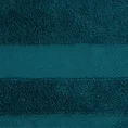 ELLA LINE Ręcznik ANDREA w kolorze turkusowym, klasyczny z tkaną bordiurą o wyjątkowej miękkości - 70 x 140 cm - turkusowy 2