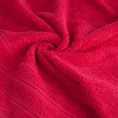 Ręcznik VITO z bawełny podkreślony żakardowymi paskami - 50 x 90 cm - amarantowy 5