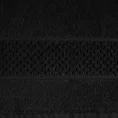 Dywanik łazienkowy CALEB z bawełny frotte, dobrze chłonący wodę - 50 x 70 cm - czarny 4