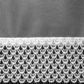 Firana NEL z lekkiej mikrosiateczki z połyskiem zakończona koronką - 350 x 145 cm - biały 4