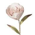 SZTUCZNY KWIAT dekoracyjny z plastycznej pianki foamiran - dł. 50 cm śr.kwiat 11 cm - różowy 1