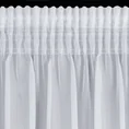 Firana MIREA z gładkiej błyszczącej tkaniny, półtransparentna - 350 x 150 cm - biały 5
