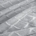 DESIGN 91 Miękki i puszysty koc dekorowany wzorem rybich łusek - 150 x 200 cm - srebrny 6