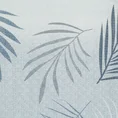 EUROFIRANY CLASSIC Komplet pościeli SONIA 28 z wysokogatunkowej bawełny renforce z motywem  palmowych liści - 220 x 200 cm - jasnoniebieski 4