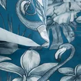 EUROFIRANY CLASSIC Komplet pościeli SONIA 18 z wysokogatunkowej bawełny  z botanicznym nadrukiem - 140 x 200 cm - ciemnoniebieski 6