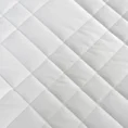 Narzuta welwetowa RIA 6 welwetowa z geometrycznym przeszyciem - 170 x 210 cm - biały 5