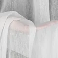 Firana BELISSA z gładkiej etaminy z drobnym deszczykiem na taśmie flex - 400 x 300 cm - biały 7