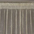 Firana  o strukturze siatki zdobiona cekinami - 140 x 270 cm - kremowy 4