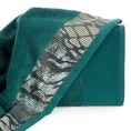 EWA MINGE Komplet ręczników CARLA w eleganckim opakowaniu, idealne na prezent! - 2 szt. 70 x 140 cm - turkusowy 7