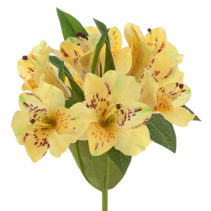 RODODENDRON sztuczny kwiat dekoracyjny o płatkach z jedwabistej tkaniny RODODENDRON sztuczny kwiat dekoracyjny o płatkach z jedwabistej tkaniny - 48 cm