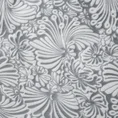 Komplet pościeli FLANO z miękkiej w dotyku tkaniny z motywem roślinnym - 140 x 200 cm - srebrny 4