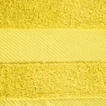 ELLA LINE Ręcznik ANDREA w kolorze kremowym, klasyczny z tkaną bordiurą o wyjątkowej miękkości - 70 x 140 cm - musztardowy 2