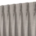 Zasłona DORA z gładkiej i miękkiej w dotyku tkaniny o welurowej strukturze - 70 x 240 cm - brązowy 7