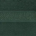 Ręcznik DANNY bawełniany o ryżowej strukturze podkreślony żakardową bordiurą o wypukłym wzorze - 70 x 140 cm - zielony 2
