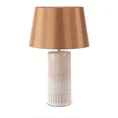 Lampa EDNA o podstawie z glinki ceramicznej - ∅ 33 x 56 cm - kremowy 5
