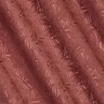 Zasłona OCTAVIA z miękkiego welwetu z wycinanym wzorem liści - 140 x 250 cm - ciemnoróżowy 11