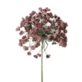 KOPER OZDOBNY sztuczny kwiat dekoracyjny - dł. 65 cm śr. kwiat 20 cm - bordowy 1
