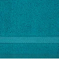 EUROFIRANY CLASSIC Ręcznik RIKI  z bordiurą w pasy miękki i puszysty, zero twist - 30 x 50 cm - jasnoturkusowy 2