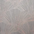 PIERRE CARDIN zasłona welwetowa GOJA z błyszczącym nadrukiem w formie liści miłorzębu - 140 x 250 cm - szary 13