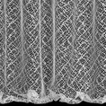 Firana MIRREN o strukturze pajęczej sieci - 400 x 250 cm - biały 3