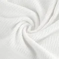 Ręcznik MAURO z włókien bambusowych i bawełny ze strukturą w drobne pasy - 50 x 90 cm - biały 5