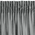 Zasłona MIRELA z miękkiego  welwetu z przecieranym wzorem - 140 x 270 cm - popielaty 6