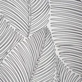 Zasłona KENDRA z lekkiej mikrofibry we wzór liści bananowca - 140 x 250 cm - biały 8