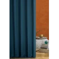 TERRA COLLECTION Zasłona MOROCCO z miękkiej tkaniny z efektem melanżu - 140 x 250 cm - turkusowy 2
