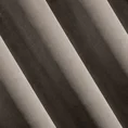 DIVA LINE Zasłona ADELLE z grubego, miękkiego welwetu o aksamitnej strukturze, gramatura 330 g/m2 - 140 x 270 cm - ciemnobrązowy 7