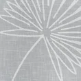 Firana JANE z lekkiej etaminy z żakardowym motywem liści - 140 x 270 cm - biały 15