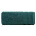 Ręcznik ALINE klasyczny z bordiurą w formie tkanych paseczków - 30 x 50 cm - turkusowy 3