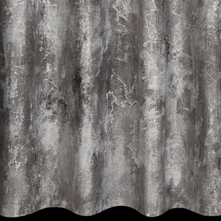 Zasłona welwetowa ESTER zdobiona przecieranym wzorem Zasłona welwetowa ESTER zdobiona przecieranym wzorem - 140 x 250 cm