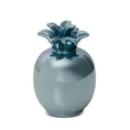 Ananas - figurka ceramiczna SIMONA z perłowym połyskiem - ∅ 9 x 14 cm - turkusowy 2