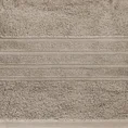Ręcznik LAVIN z bawełny egipskiej zdobiony pasami - 50 x 90 cm - beżowy 2