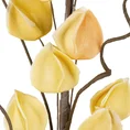 GAŁĄZKA OZDOBNA z pąkami, kwiat sztuczny dekoracyjny - 88 cm - żółty 2