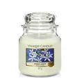 YANKEE CANDLE - Średnia świeca zapachowa w słoiku -  Midnight Jasmine - ∅ 11 x 13 cm - jasnokremowy 1
