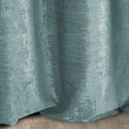 Zasłona CLAIRE z lśniącej tkaniny szenilowej - 140 x 250 cm - turkusowy 3