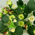 RÓŻYCZKI DROBNE bukiet, kwiat sztuczny dekoracyjny - ∅ 17 x 30 cm - zielony 2