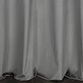 Zasłona LIZA z welwetu z pasem z błyszczącym, cieniowanym nadrukiem - 140 x 250 cm - stalowy 3