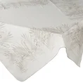 Obrus INES 11 z nadrukowanym motywem liści palmowych - 85 x 85 cm - beżowy 3