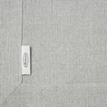 Obrus BIANCA 2 z tkaniny przypominającej płótno przeplatanej srebrną nicią z podwójną listwą na brzegach - 140 x 180 cm - srebrny 4