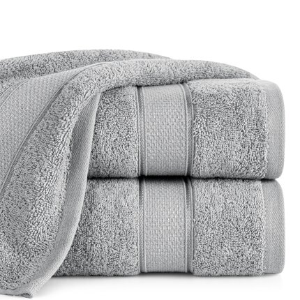Фото - Рушник Liana Ręcznik  z bawełny z żakardową bordiurą przetykaną srebrną nitką 30 x 