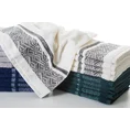 PIERRE CARDIN Ręcznik TEO w kolorze kremowym, z żakardową bordiurą - 50 x 100 cm - kremowy 4