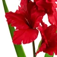 MIECZYK  kwiat sztuczny dekoracyjny z płatkami z jedwabistej tkaniny - 93 cm - czerwony 2